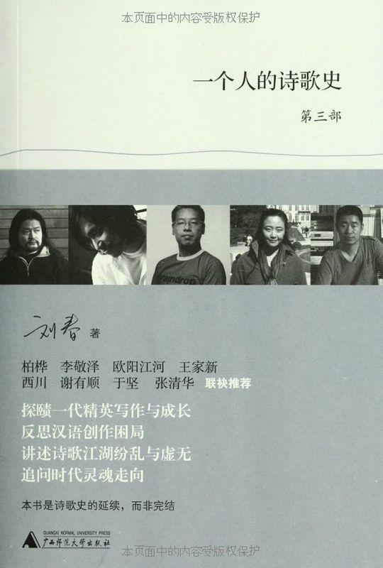 一个人的诗歌史