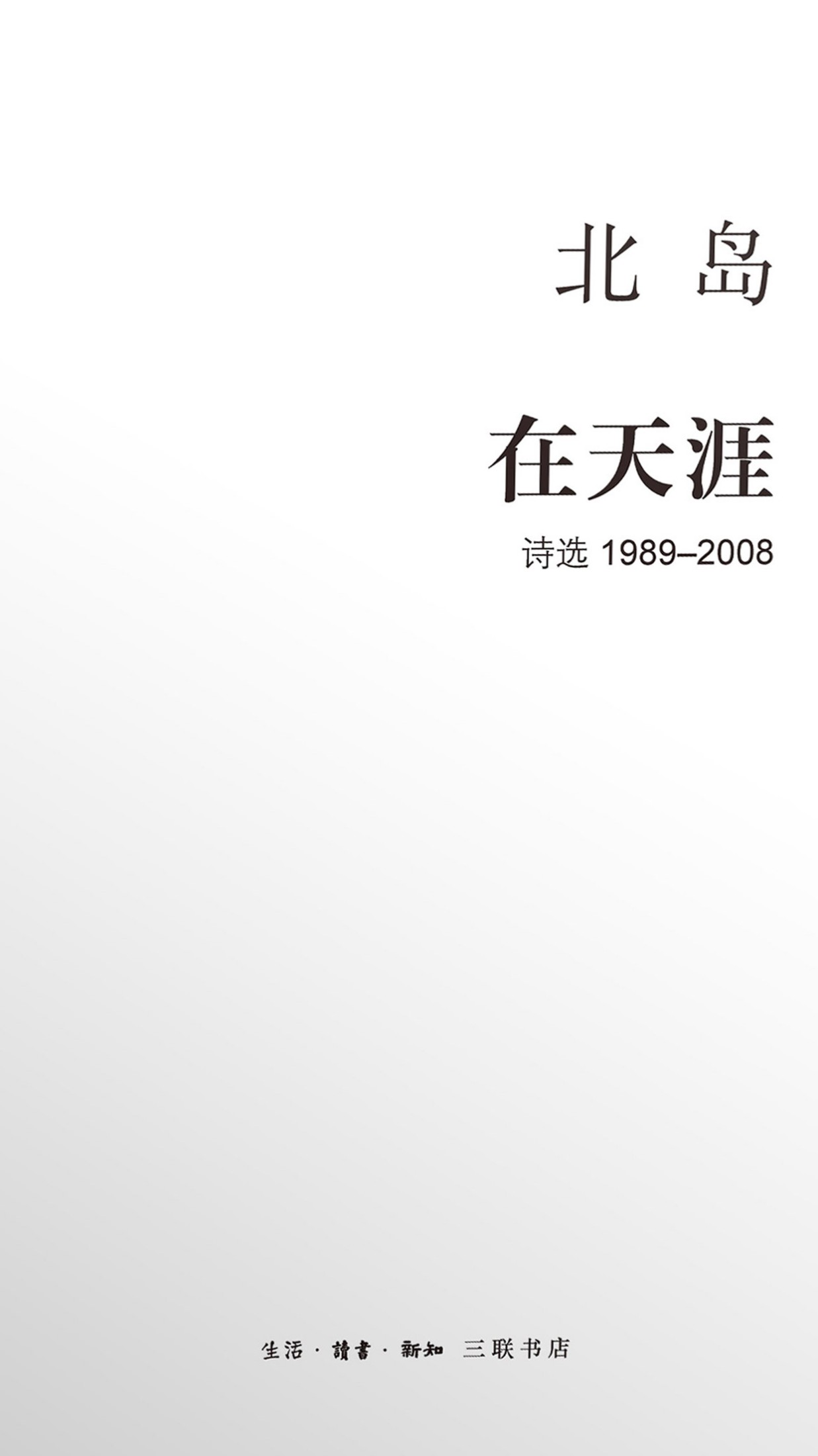 在天涯（诗选1989-2008）
