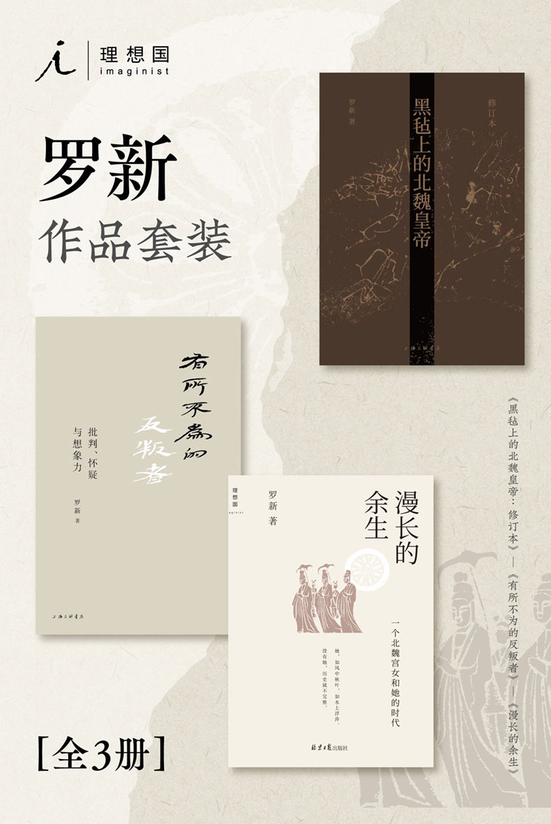 罗新作品套装（全三册）（北京大学罗新教授专业代表作合集 理想国出品）