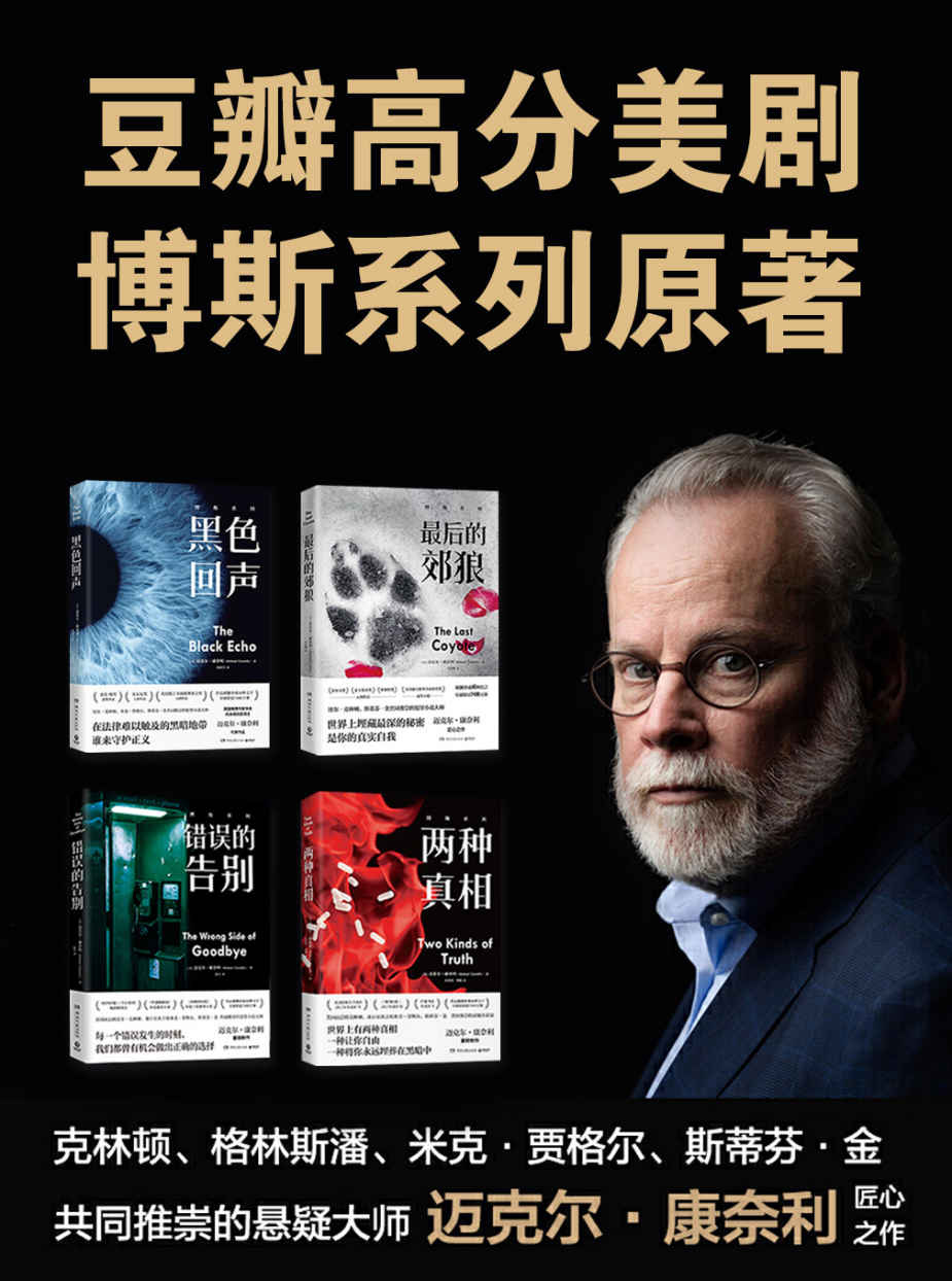 豆瓣高分美剧《博斯》系列原著（共4册）