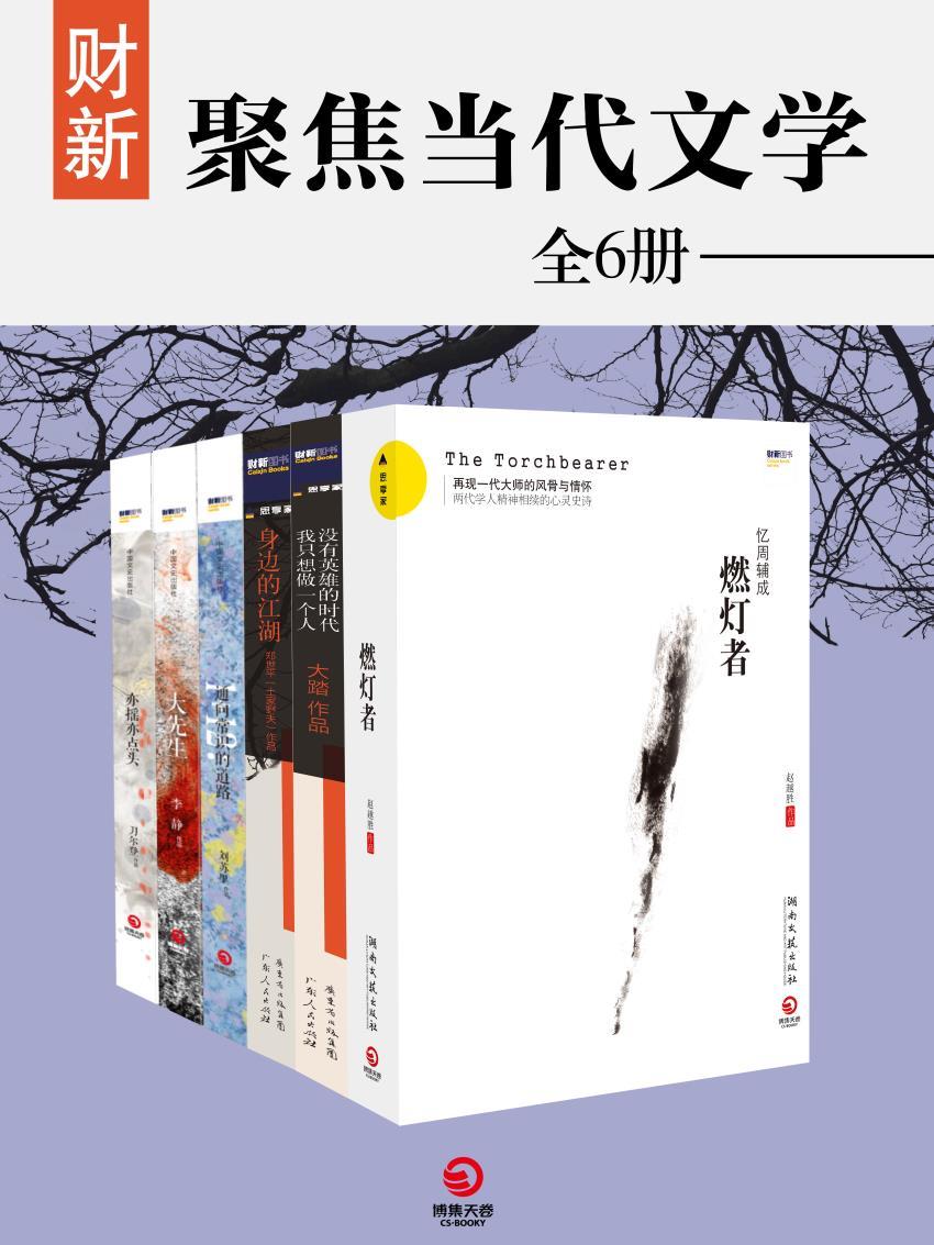 财新：聚焦当代文学（共6册：《1+12：通向常识的道路》《燃灯者（增补版）》《没有英雄的时代，我只想做一个人》《身边的江湖》《大先生》《亦摇亦点头》）（ 思享家系列）
