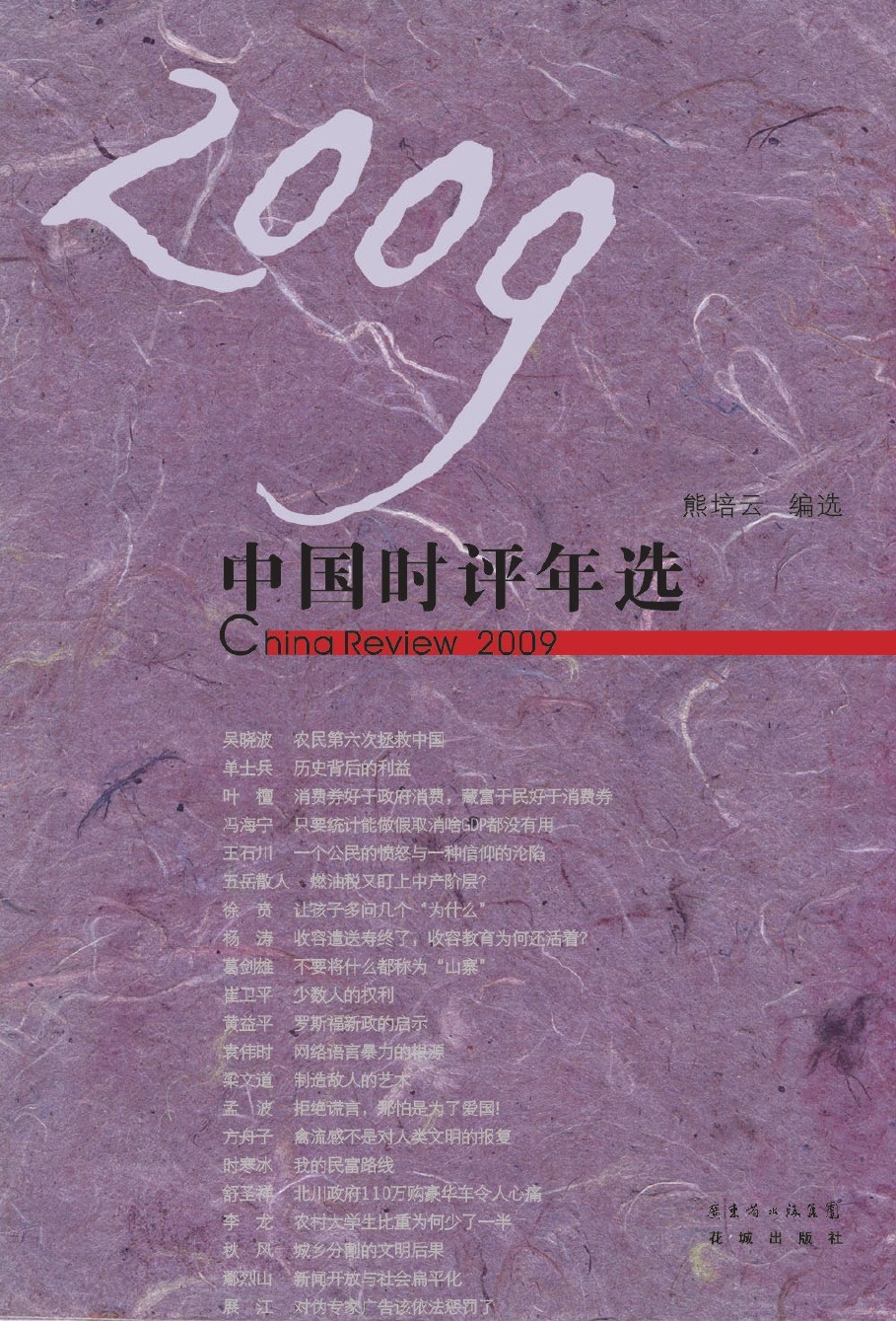 2009中国时评年选