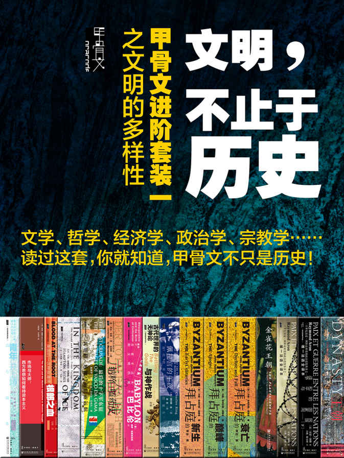 文明，不止于历史:甲骨文进阶套装一之文明的多样性（全16册） 甲骨文 X Kindle独家【文学、哲学、经济学、政治学、宗教学……读过这套，你就知道，甲骨文不只是历史！】 (甲骨文系列)