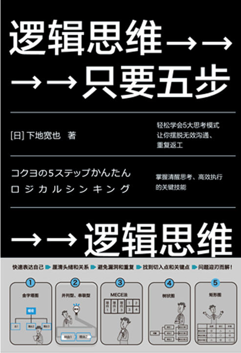 逻辑思维，只要五步（2020年版）【逻辑思维训练必备秘籍！日本思维鬼才下地宽也，教你掌握清醒思考、高效执行的关键技能！】