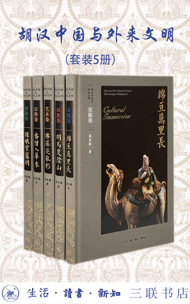 胡汉中国与外来文明（套装全5册）【三联出品！文物学家、历史学家葛承雍先生20年心血作品！图文并茂，为读者提供了一个穿越而去的文化通道！使读者可以借此触摸和感知汉唐世界的生活温度与精神气象！】